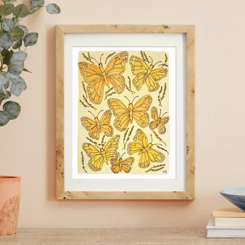 Kim Hoppe 11x14 Art Print | Butterfly