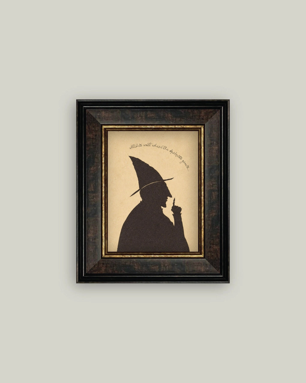 Where The Darkness Grows Art Print | 10"x12"