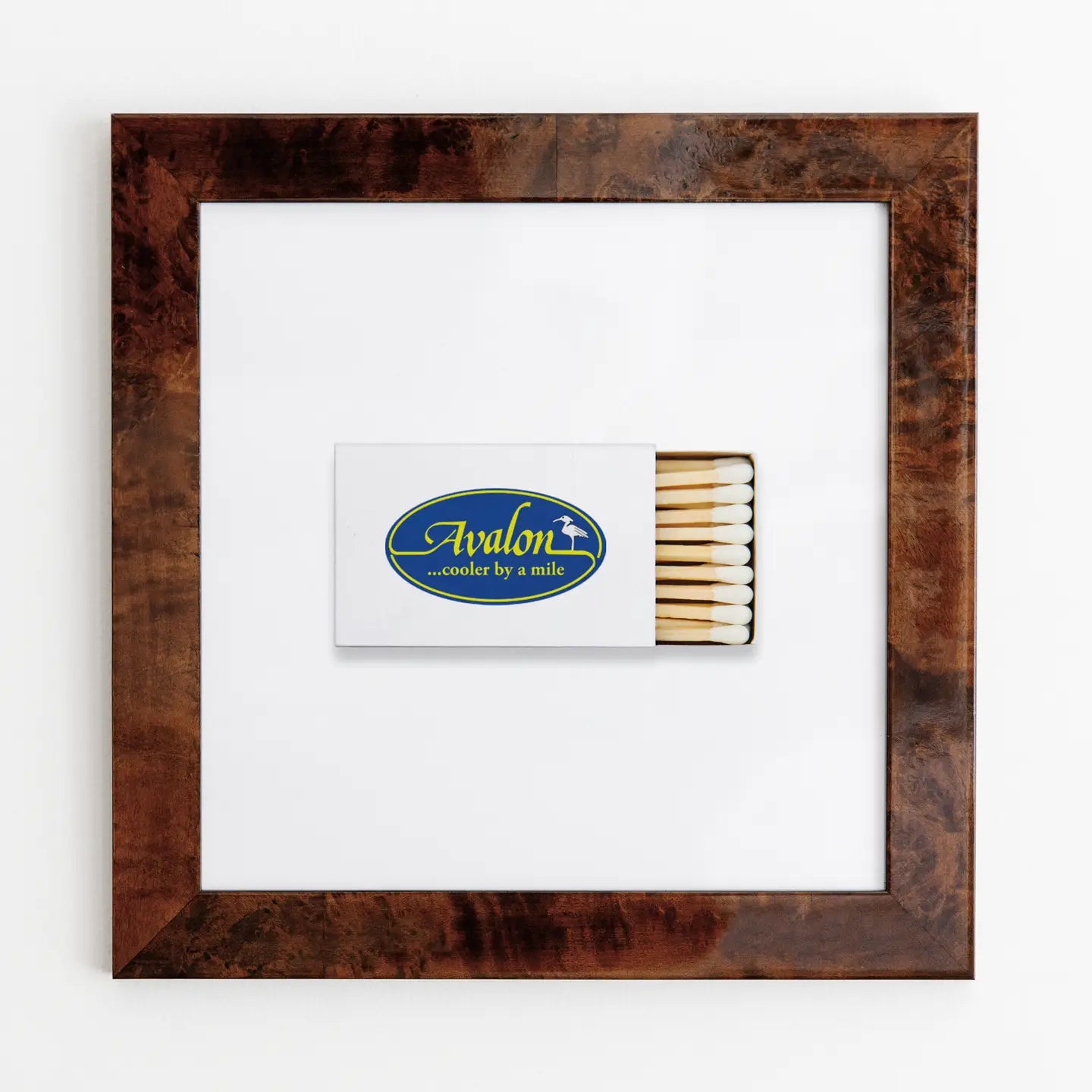 Avalon New Jersey Matchbook Art Print | 12x12