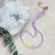 Mia Delicate Beaded Necklace | Lilac Lemon