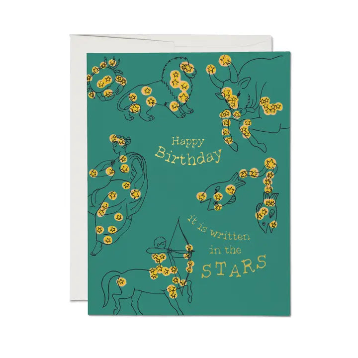 Richard Scarry Celestial Birthday Card