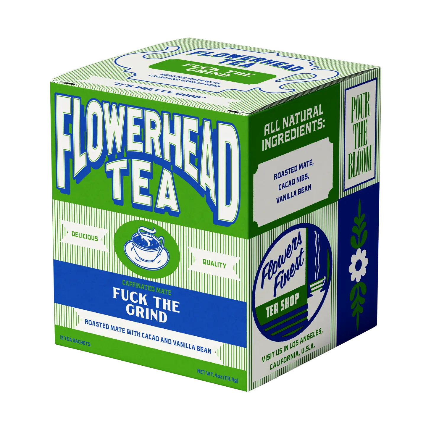 Flowerhead Tea | Fuck The Grind Teabags