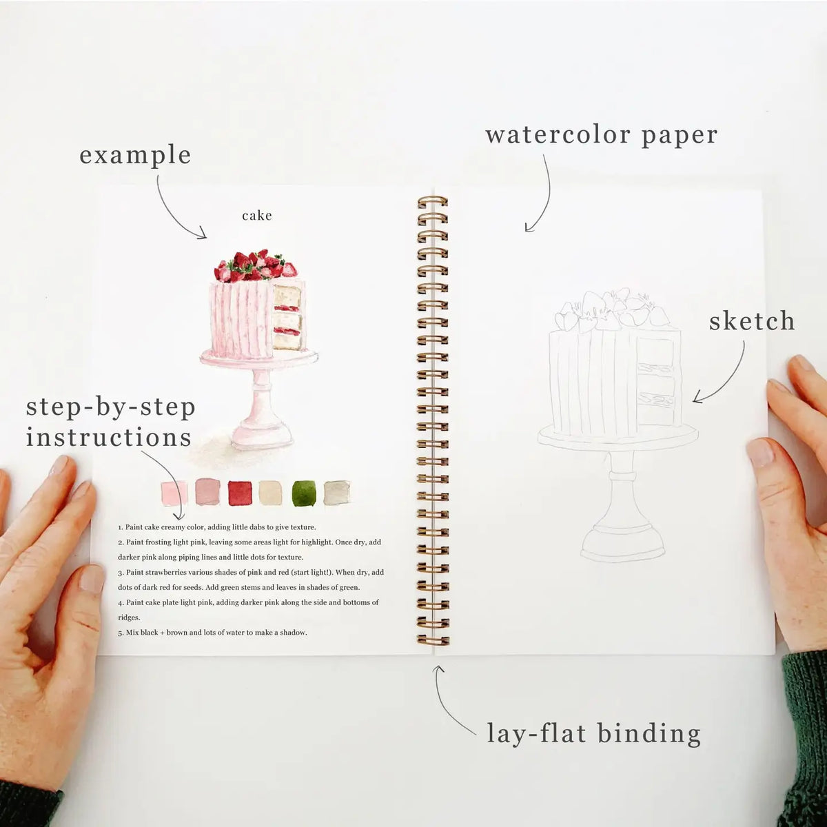 Emily Lex Studio | Baking Watercolor Workbook