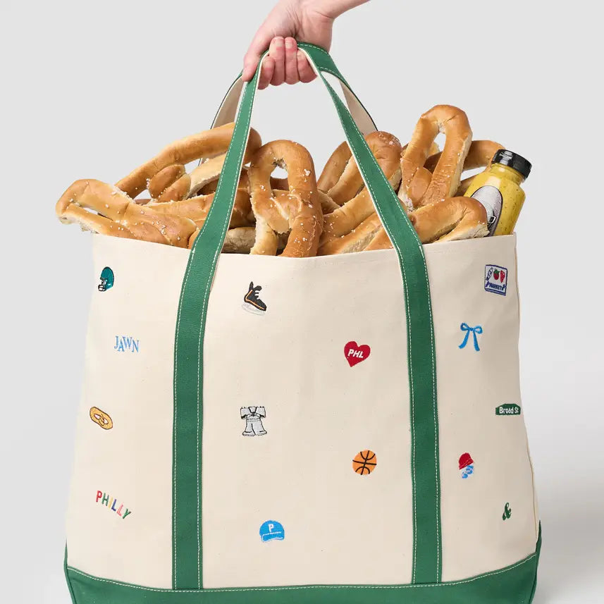 Philadelphia Icons Tote Bag | Large