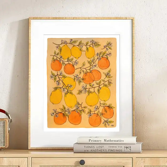 Kim Hoppe 11x14 Art Print | Lemons + Oranges