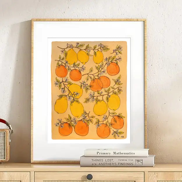 Kim Hoppe Art Print | Lemons And Oranges