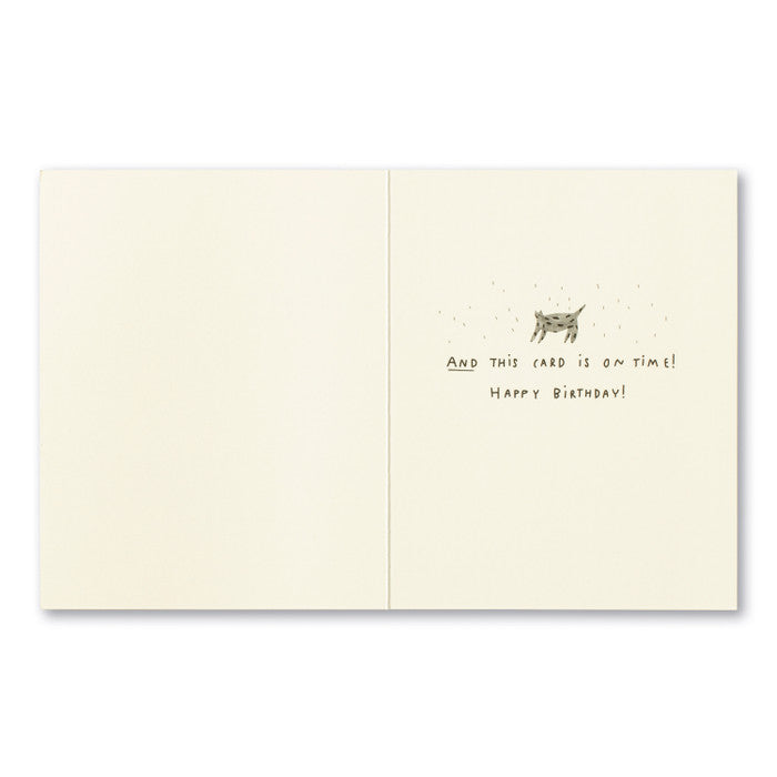 Kittens Belated Birthday Card