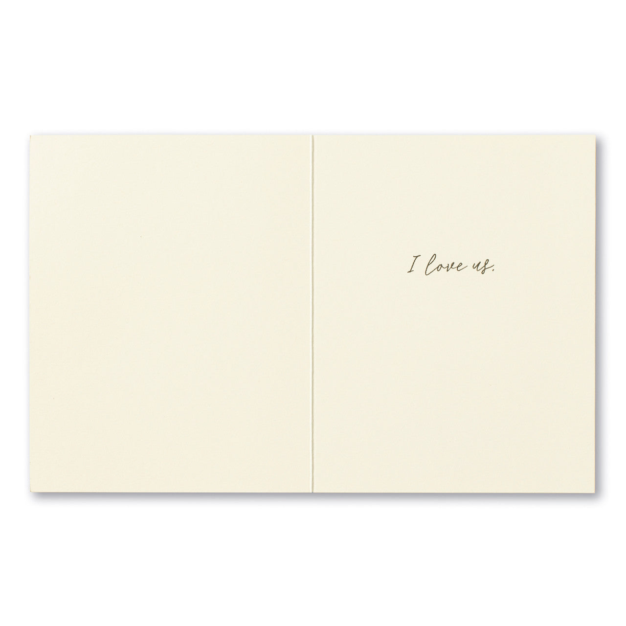I Love Us Card