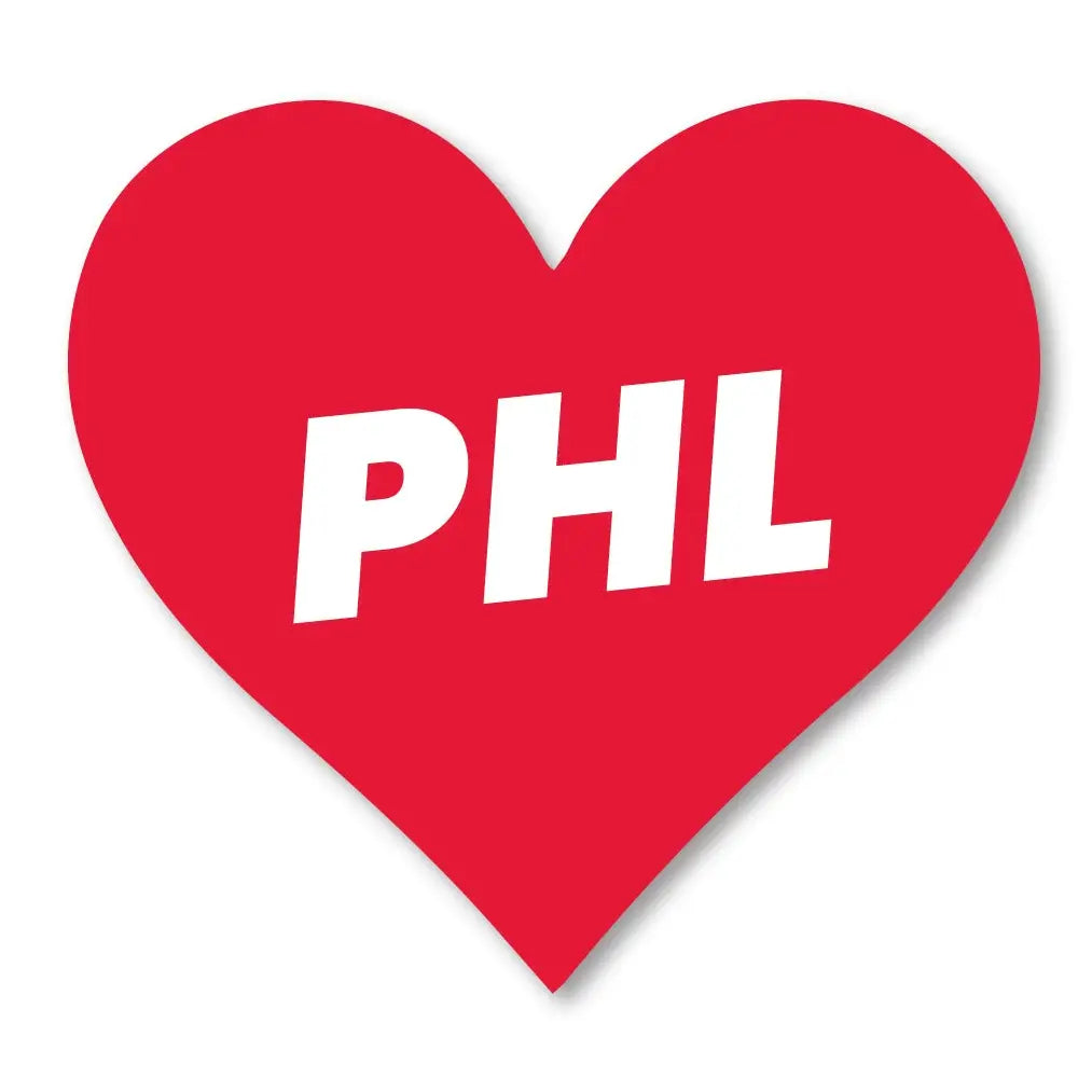 PHL Heart Sticker