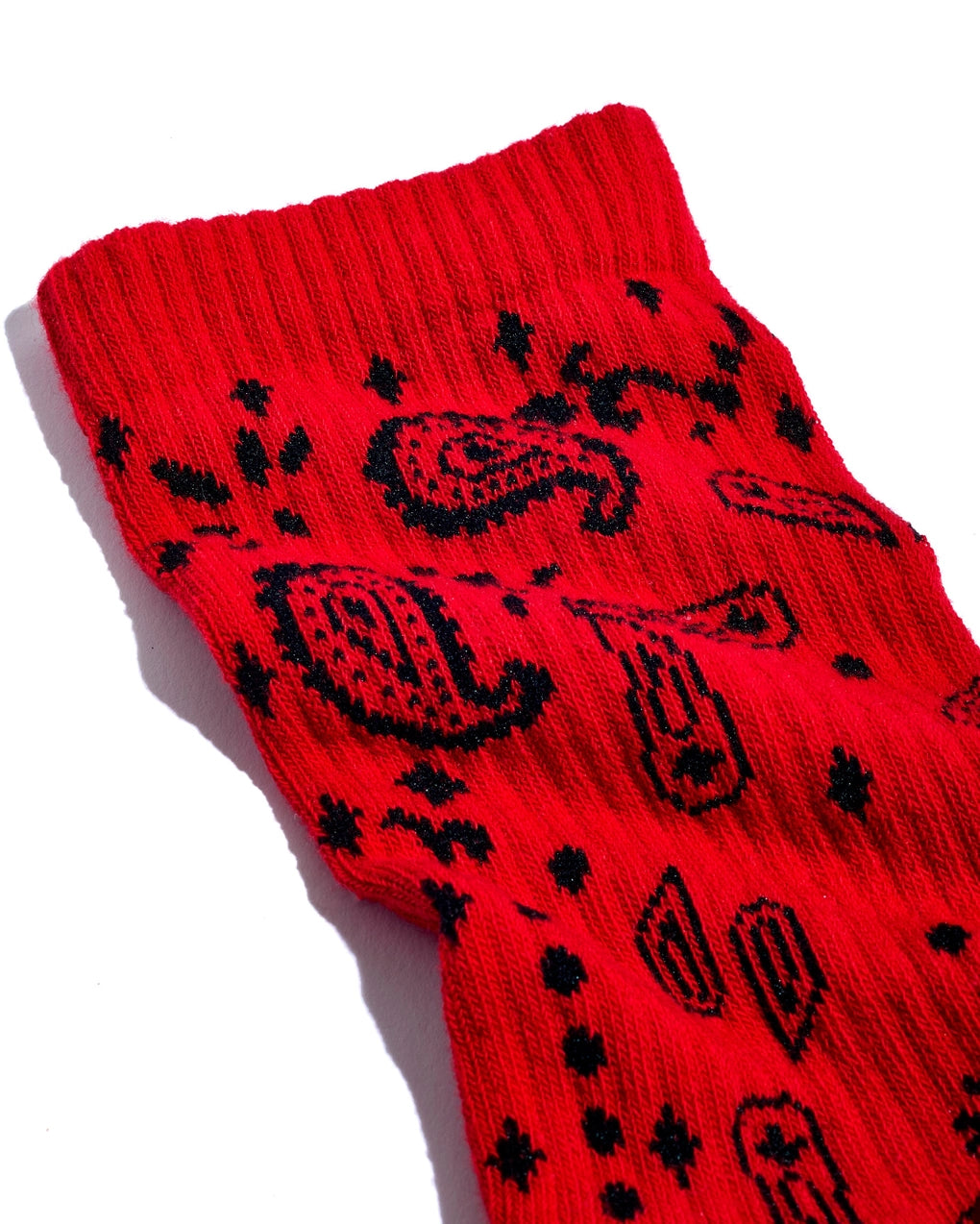 Double Soul Bandana Socks | Scarlet