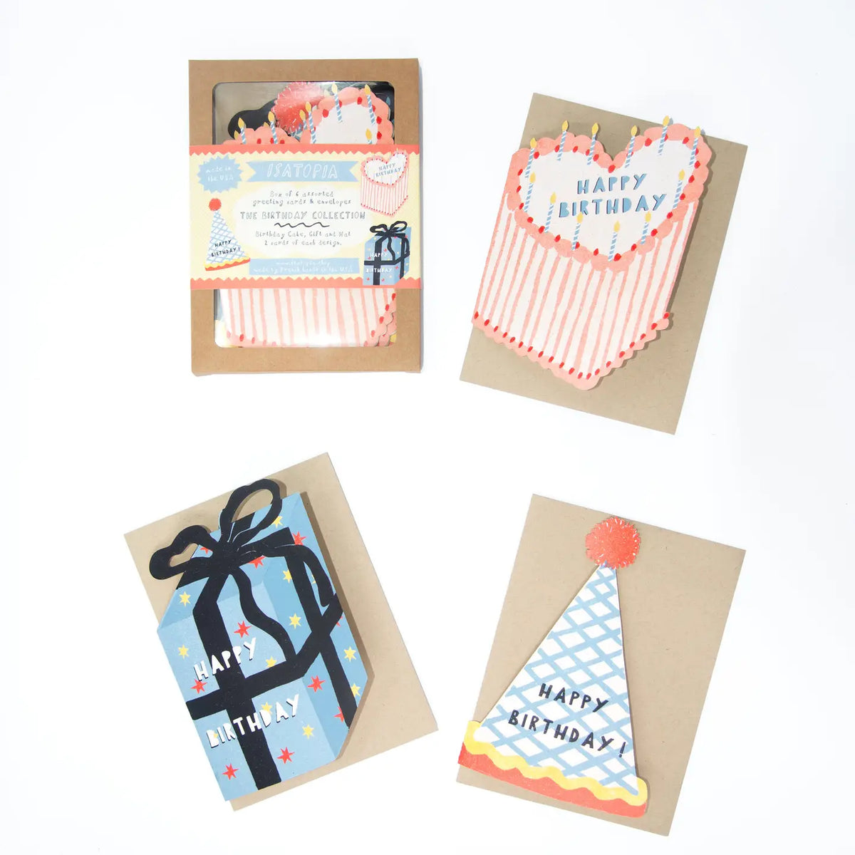 Box Of 6 Cards | Birthday Collection