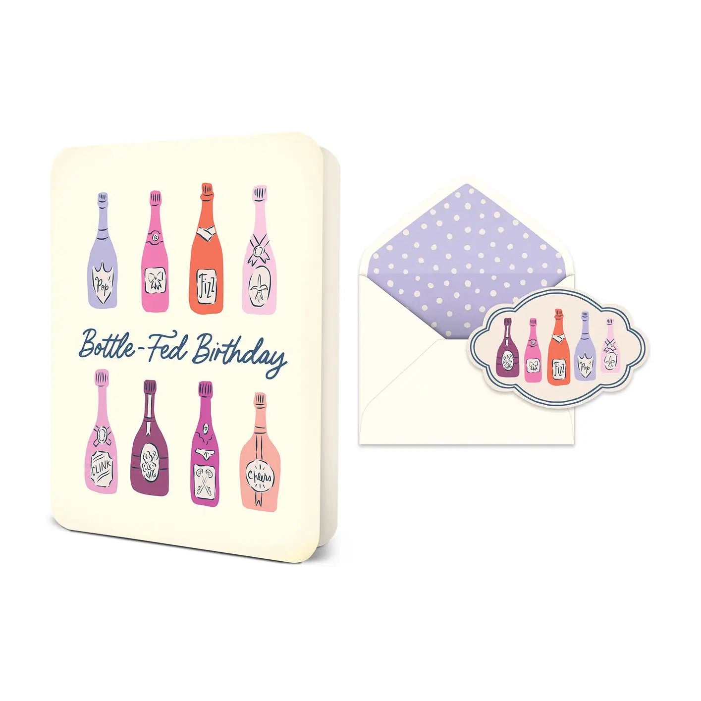 Bottle Fed Birthday Card