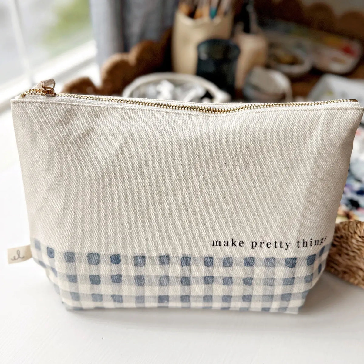 Emily Lex Studio Canvas Zipper Pouch