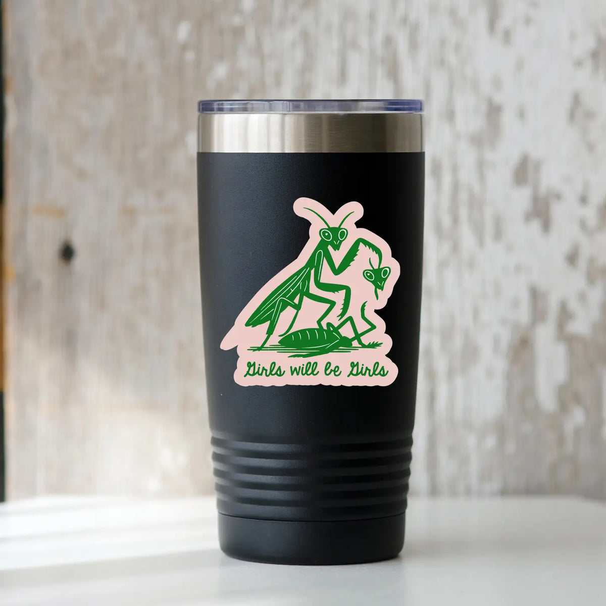 Man Eater Mantis Sticker