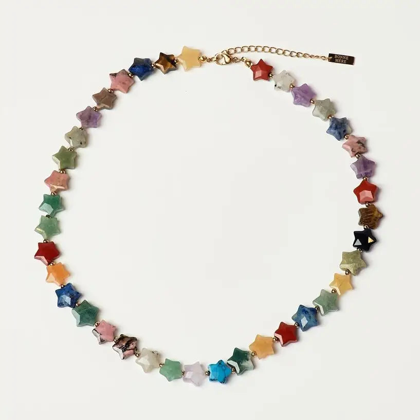 Bonne Mere Lucky Stars Stone Necklace