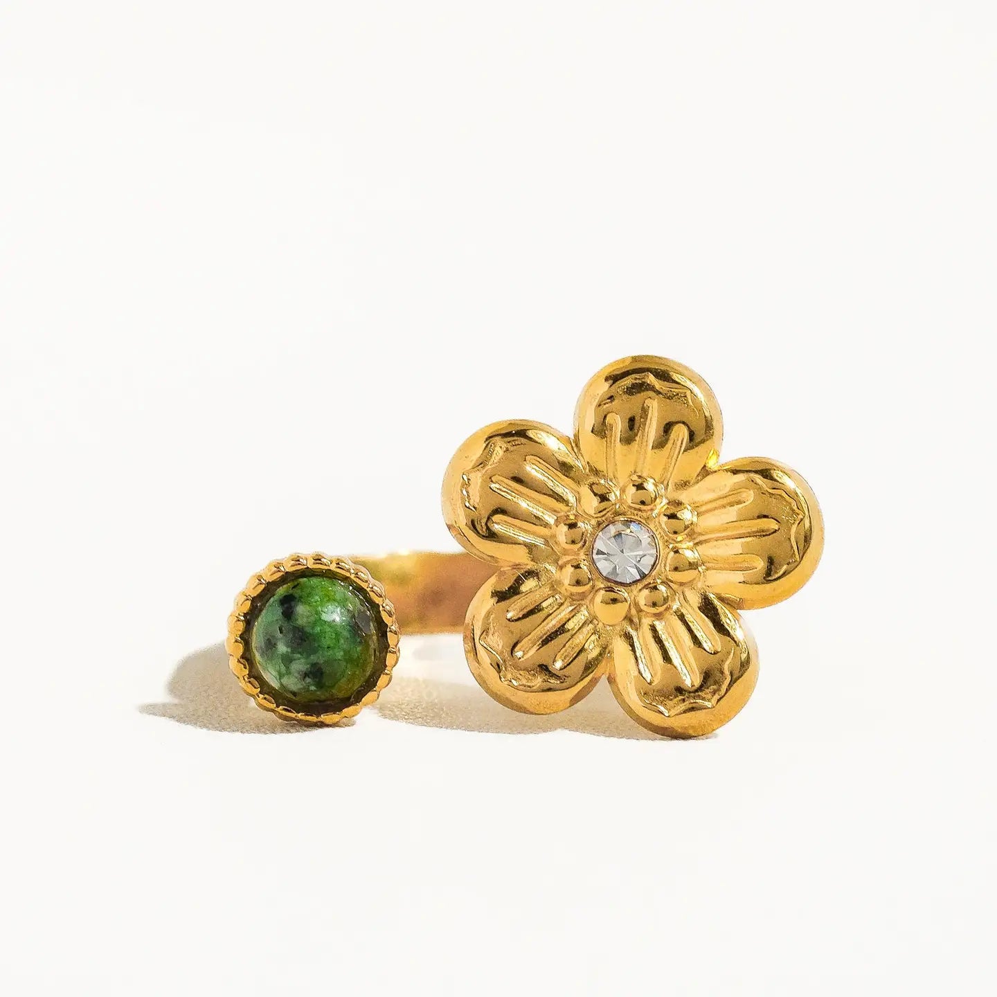 Marigold Non-Tarnish Adjustable Ring