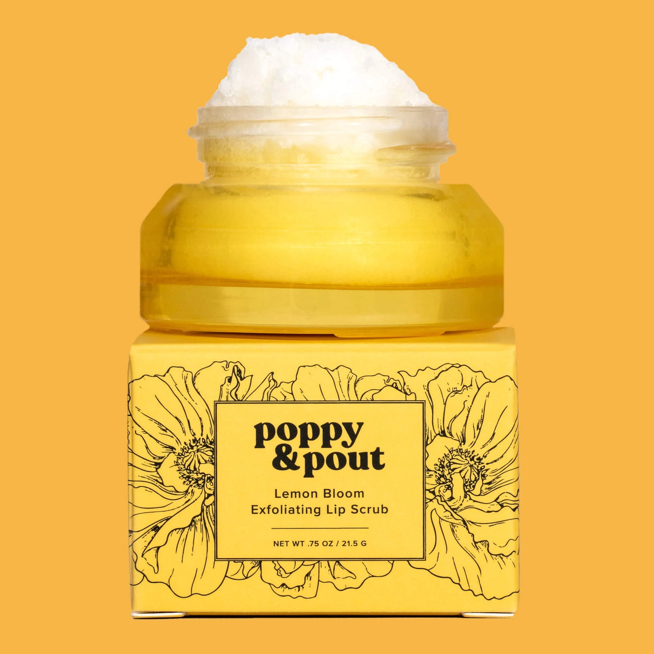 Poppy + Pout Lip Scrub | Lemon Bloom