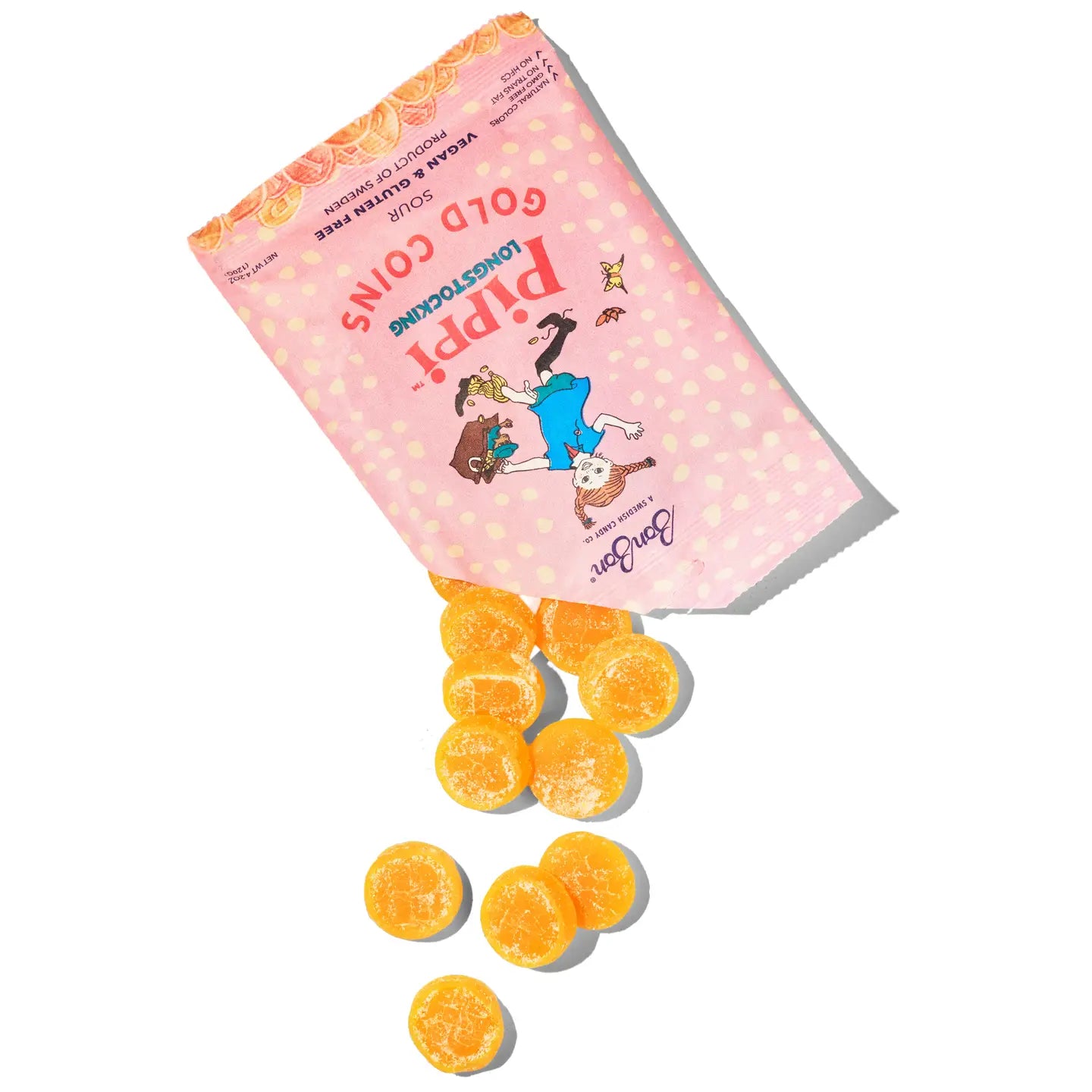 BonBon Swedish Candy | Pippi Longstocking Gold Coins