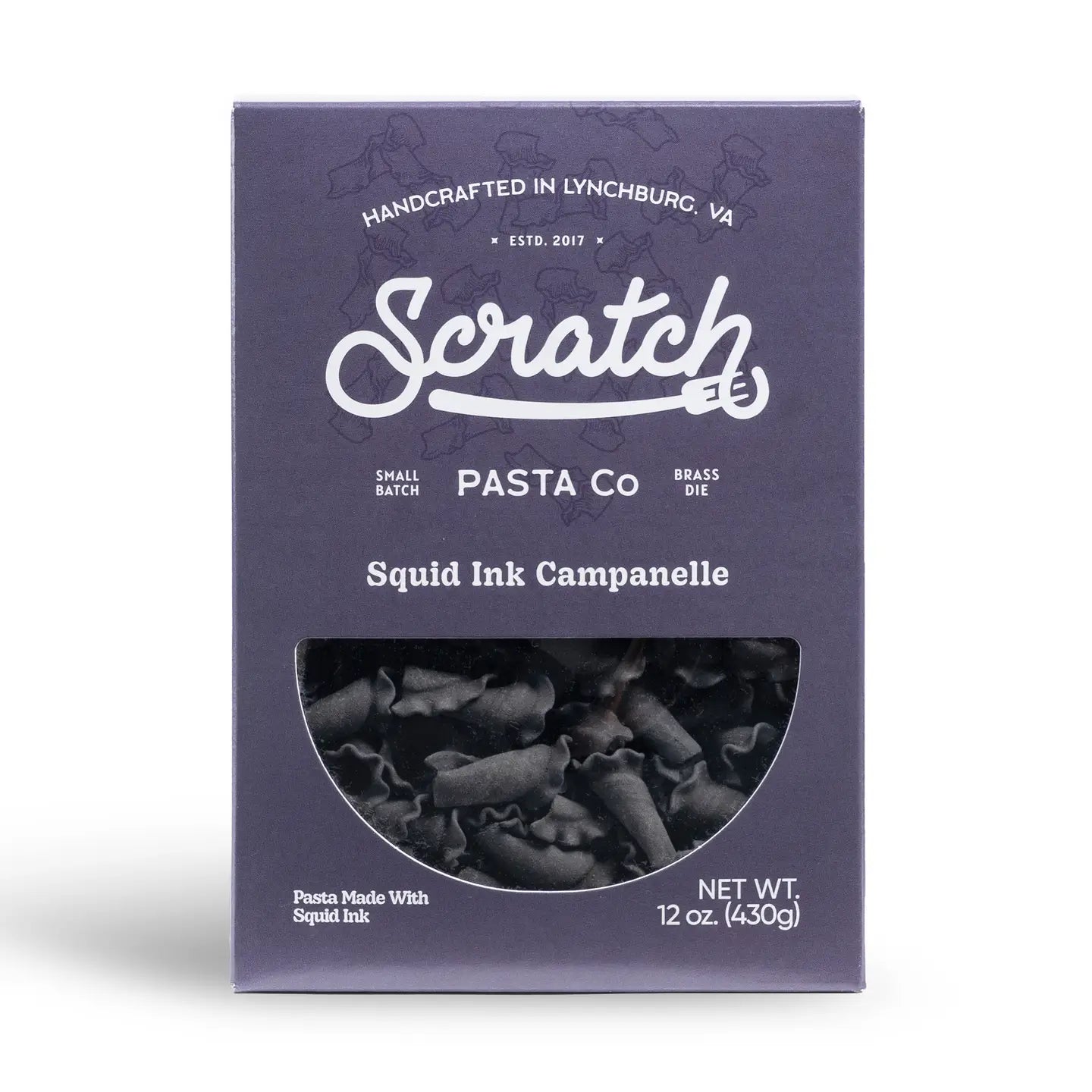 Scratch Pasta Co | Squid Ink Campanelle