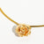 Gold Vintage Rose Necklace