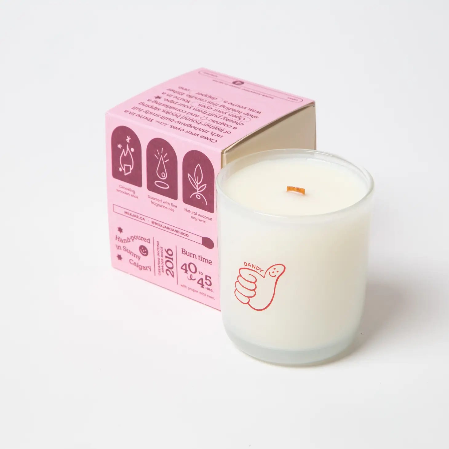 Milk Jar Candle | Dandy