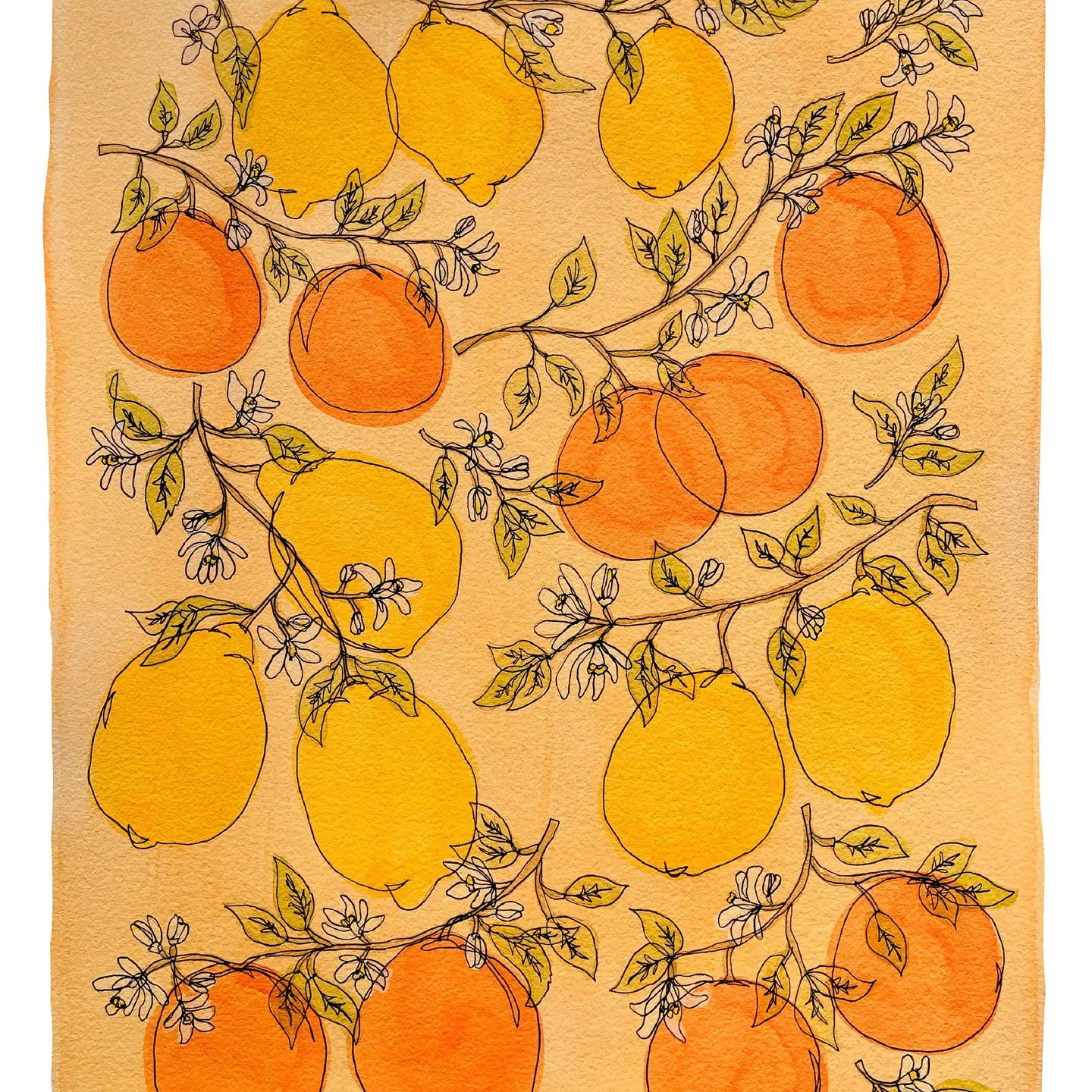 Kim Hoppe Art Print | Lemons And Oranges