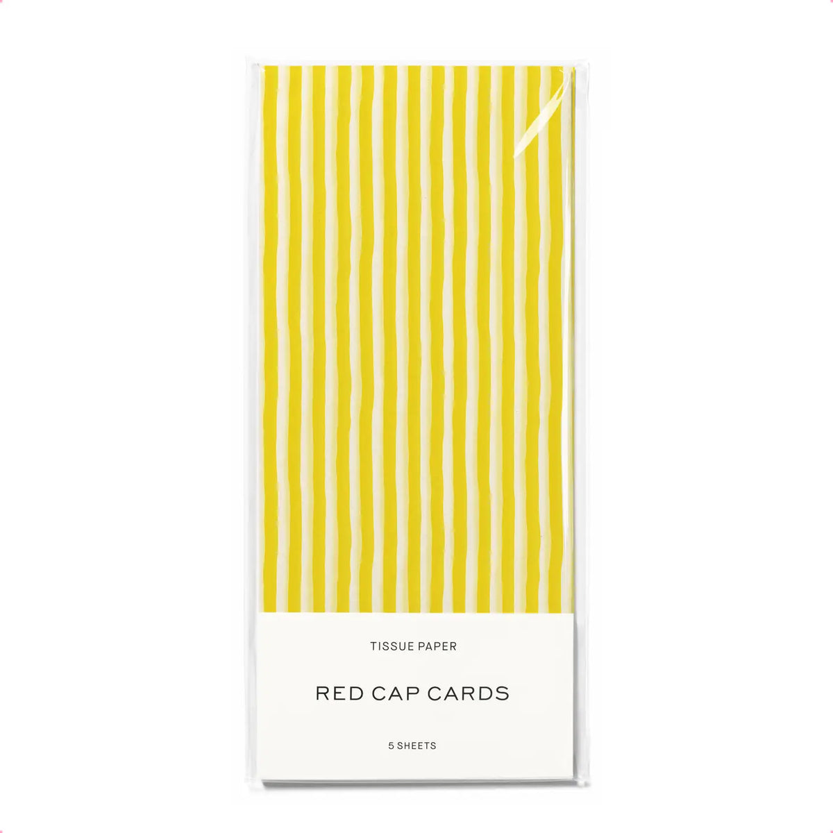 Yellow Stripes Tissue Paper | 5 sheets