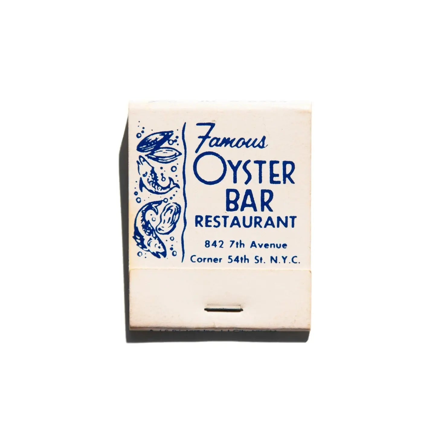 Famous Oyster Bar Matchbook Art Print | 12x12