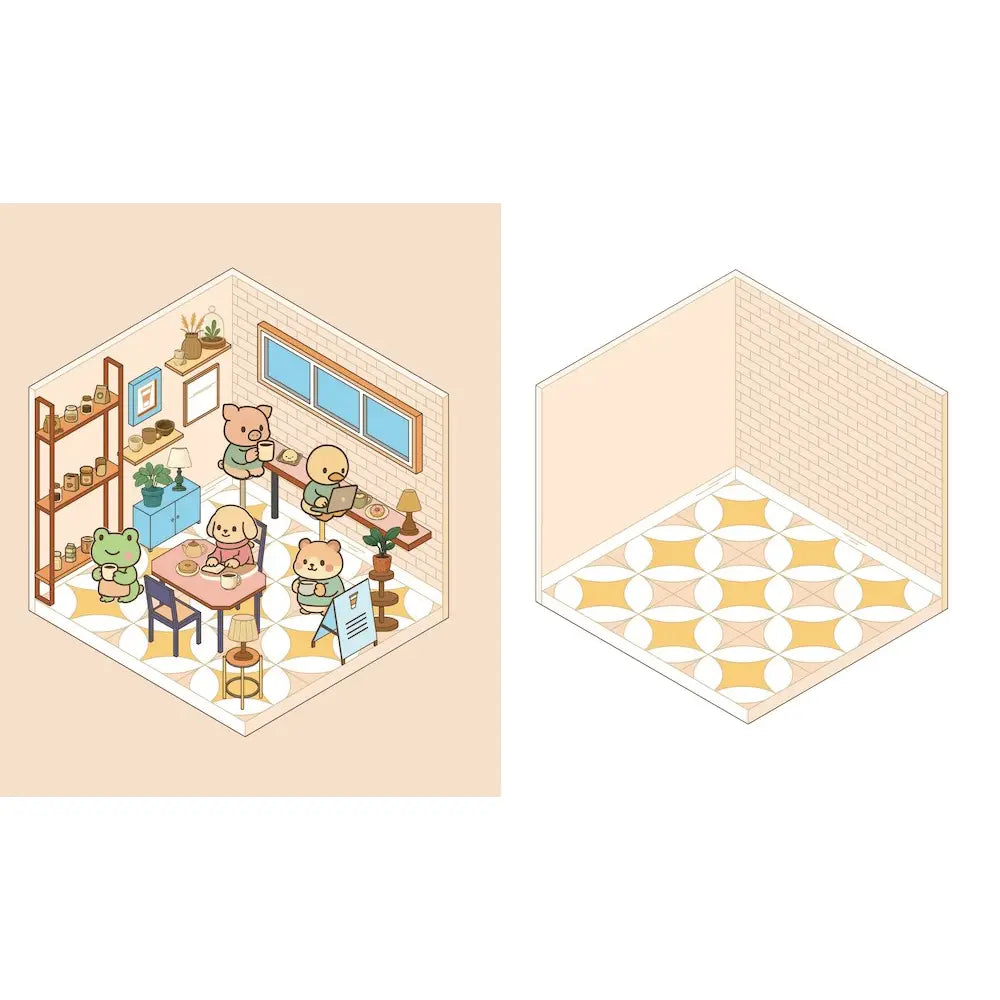 Cute N Cozy Sticker Therapy | Coffee Shop