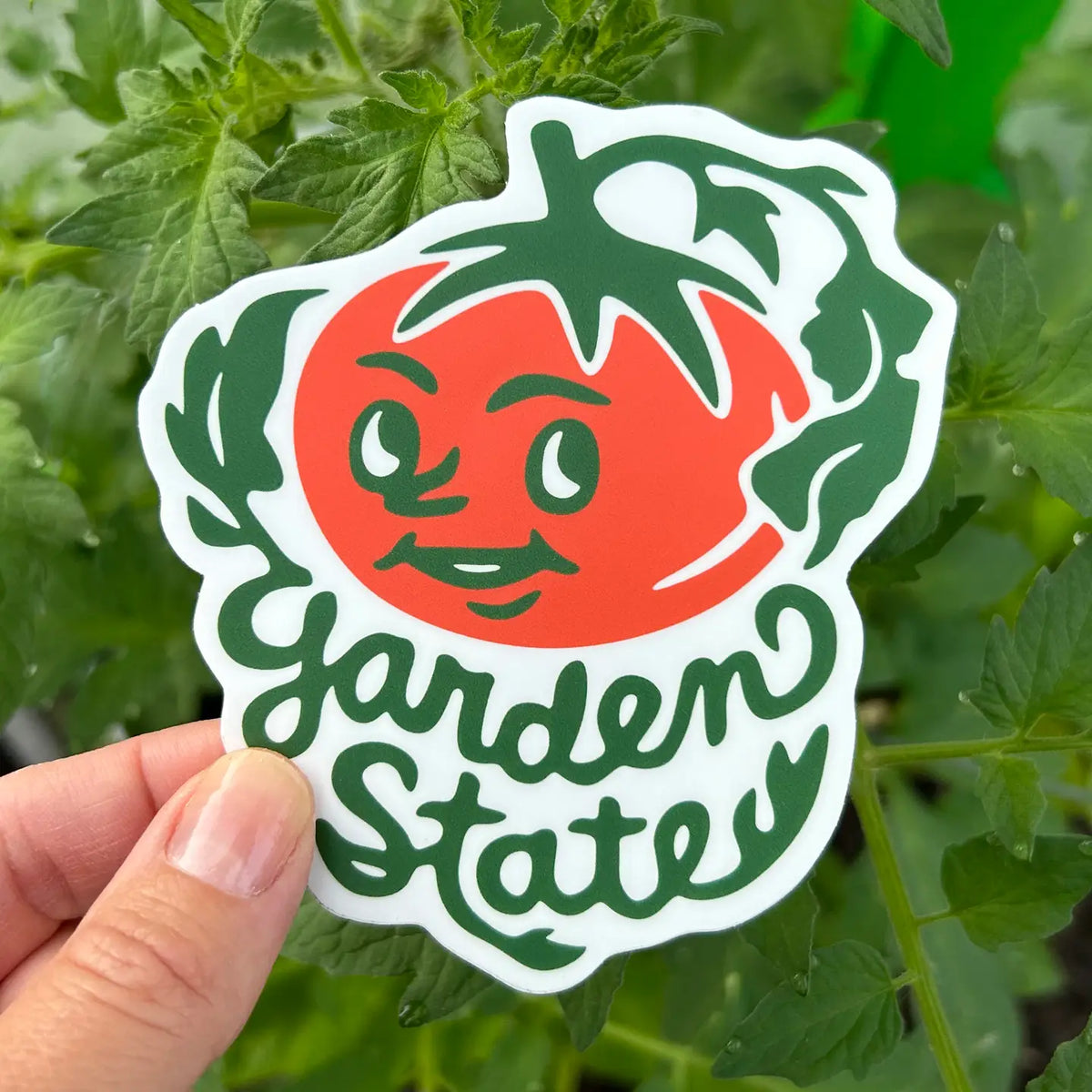 New Jersey Garden State Tomato Sticker