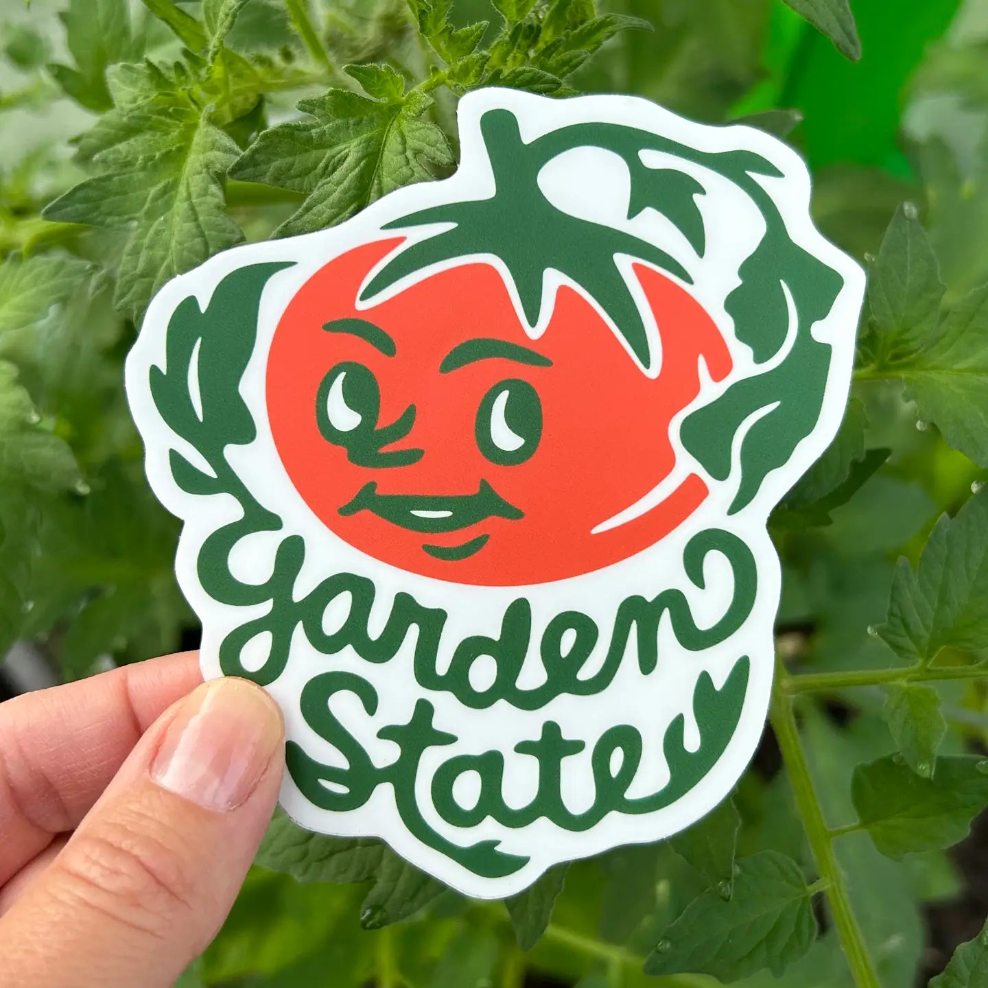 New Jersey Garden State Tomato Sticker
