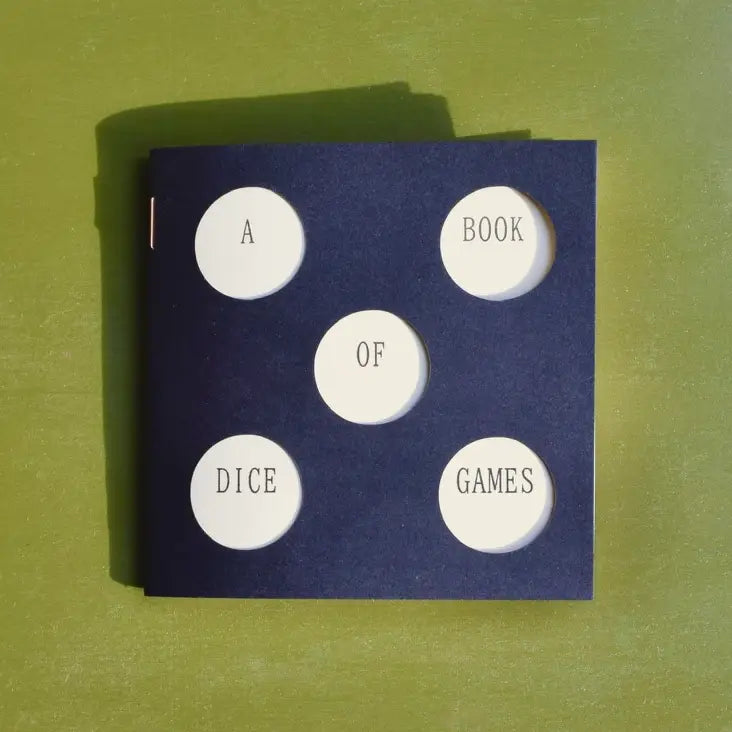 Risograph Printed Zine | "A Book Of Dice Games"