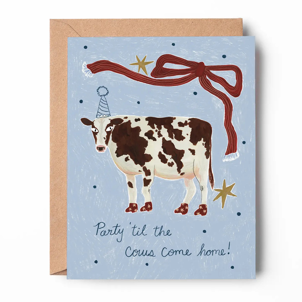 Cow Party Card