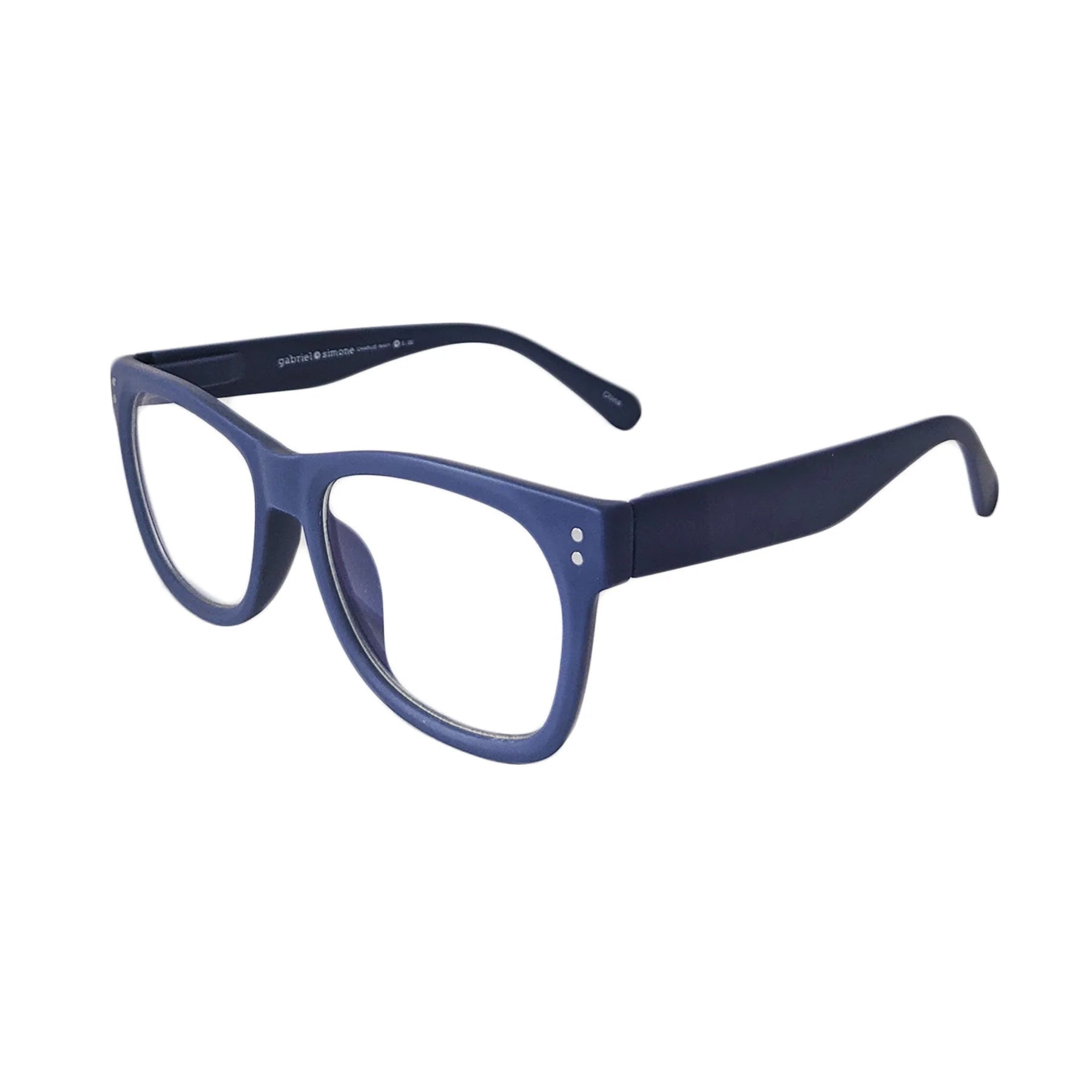 Gabriel + Simone Blue Light Reader Glasses | Charlie Navy