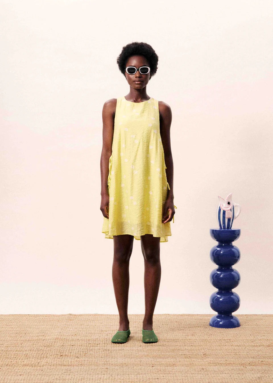 FRNCH Ilhabela Dress | Pale Yellow