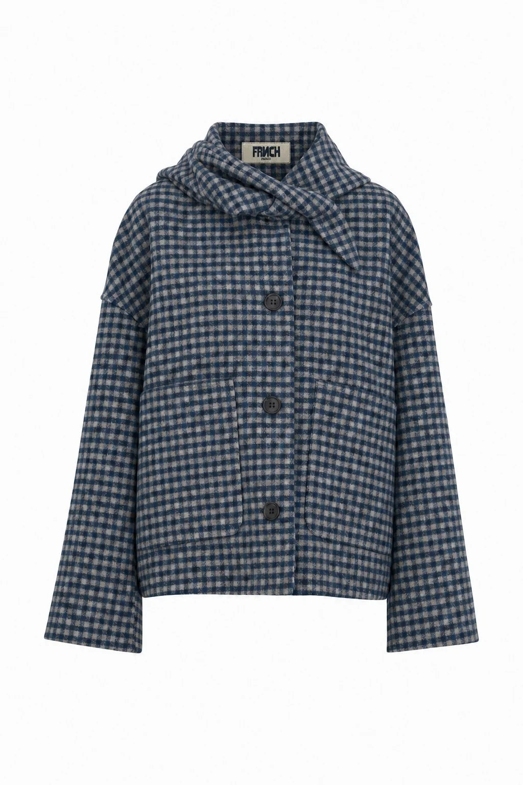 FRNCH Sheffield Coat | Bleu Marine