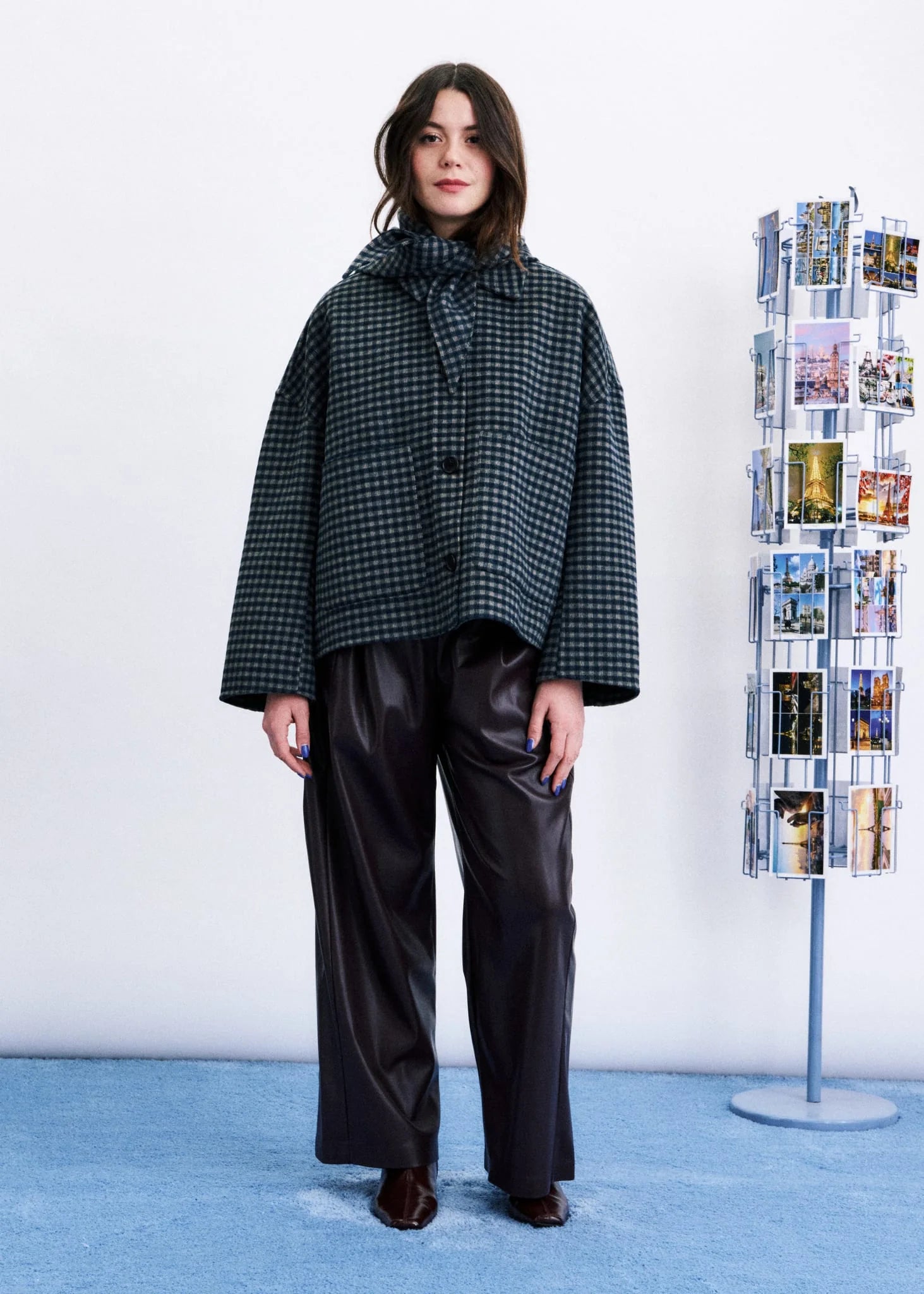 FRNCH Sheffield Coat | Bleu Marine