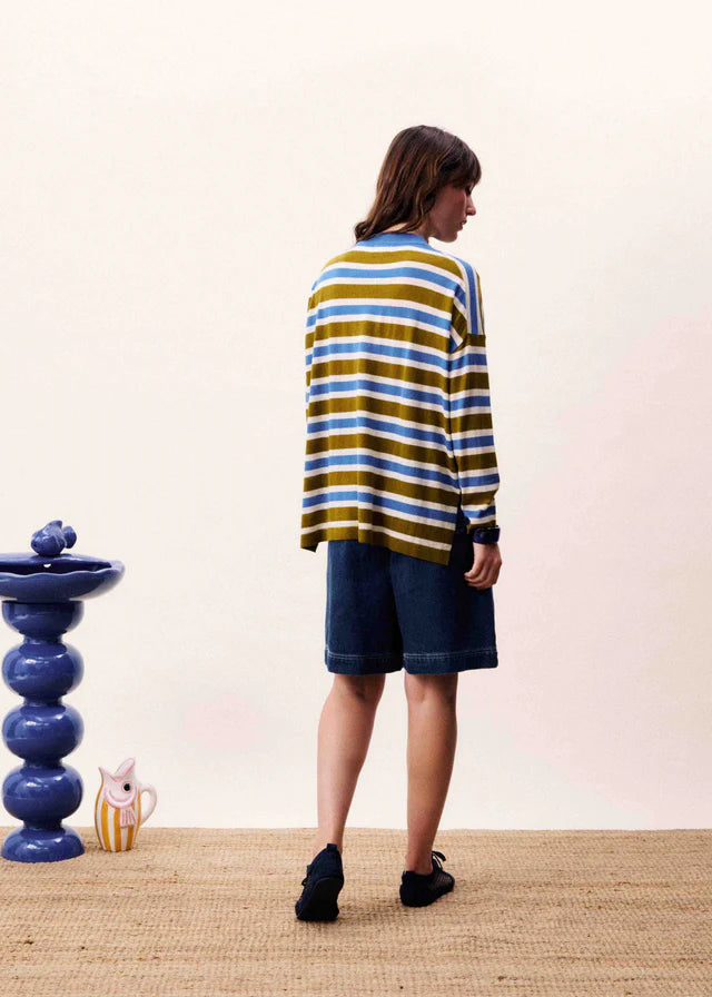 FRNCH Sapphire Pull Sweater | Olive
