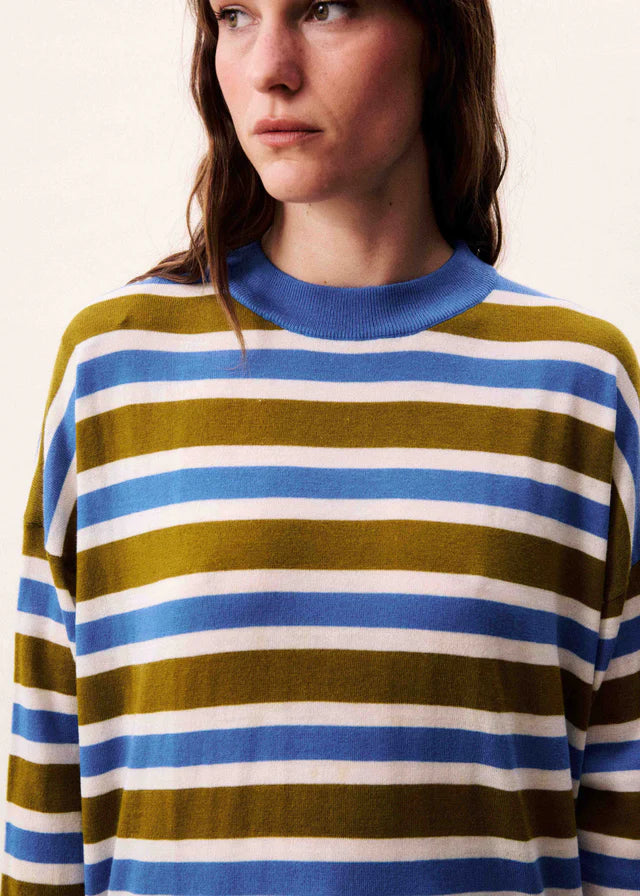 FRNCH Sapphire Pull Sweater | Olive