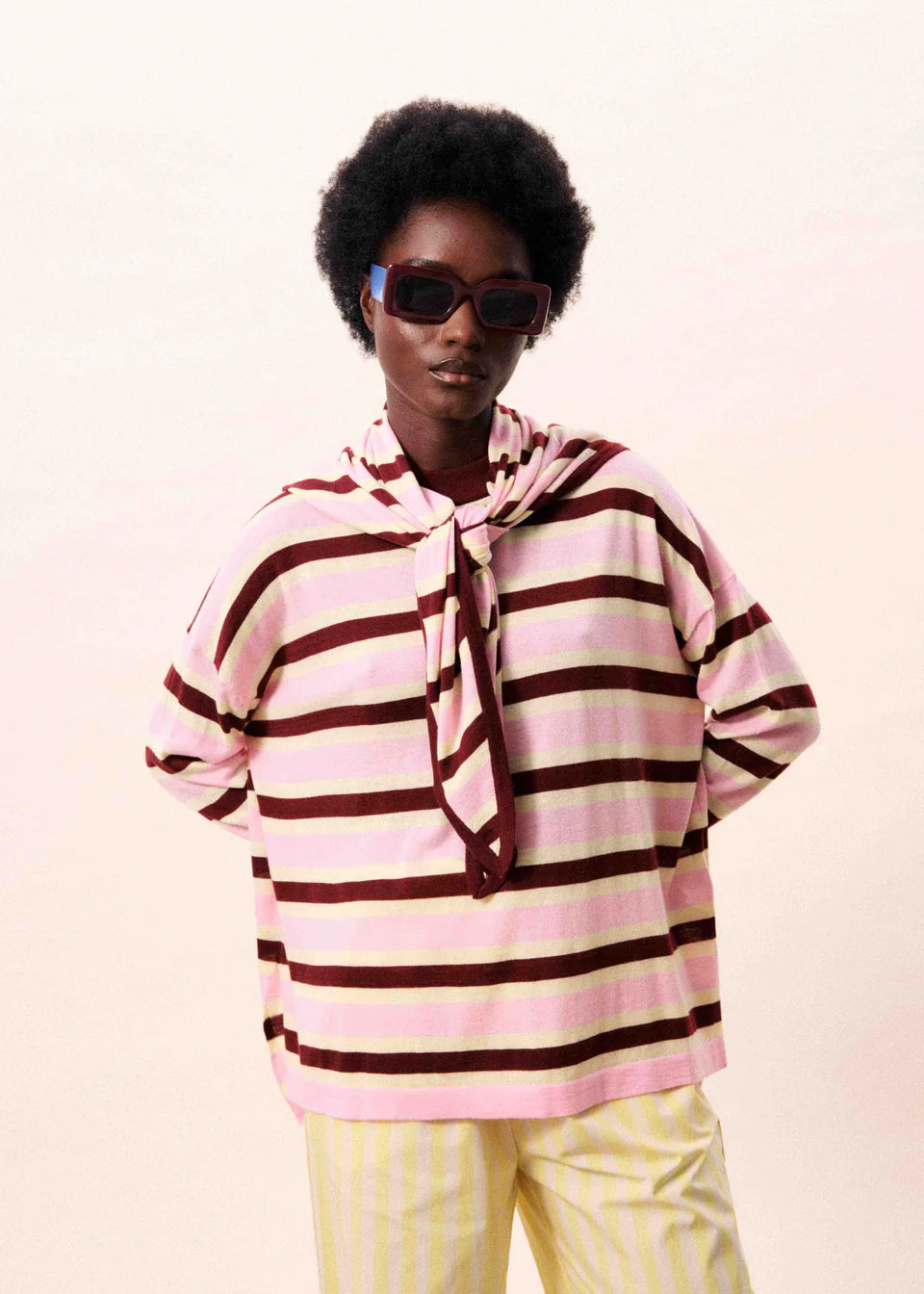 FRNCH Sapphire Sweater | Rose