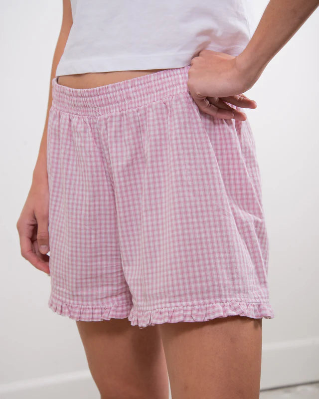 Sønderhaus Boxer Shorts | Pink Plaid