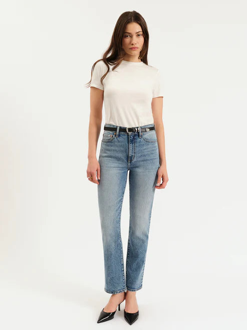 Daze Denim Smarty Pants High Rise Slim Straight Jeans | Face To Face