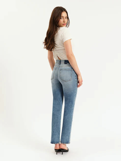 Daze Denim Smarty Pants High Rise Slim Straight Jeans | Face To Face