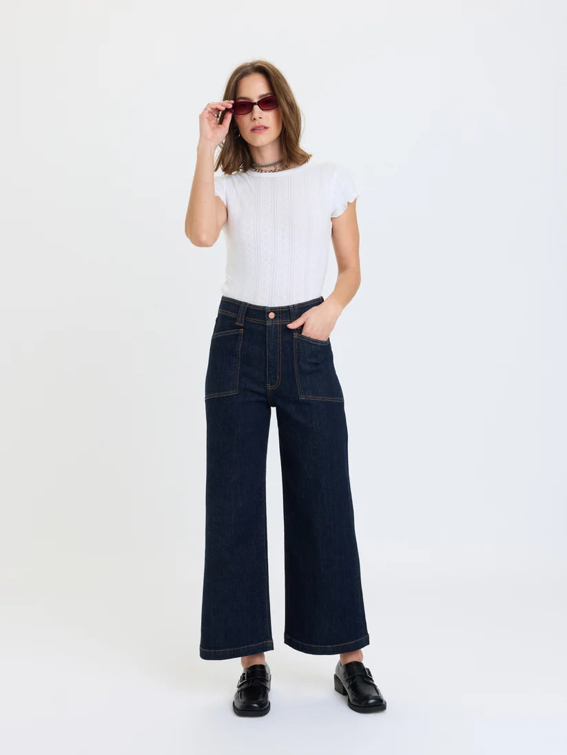 Daze Denim  Valley Girl Ankle Jeans | Rinse
