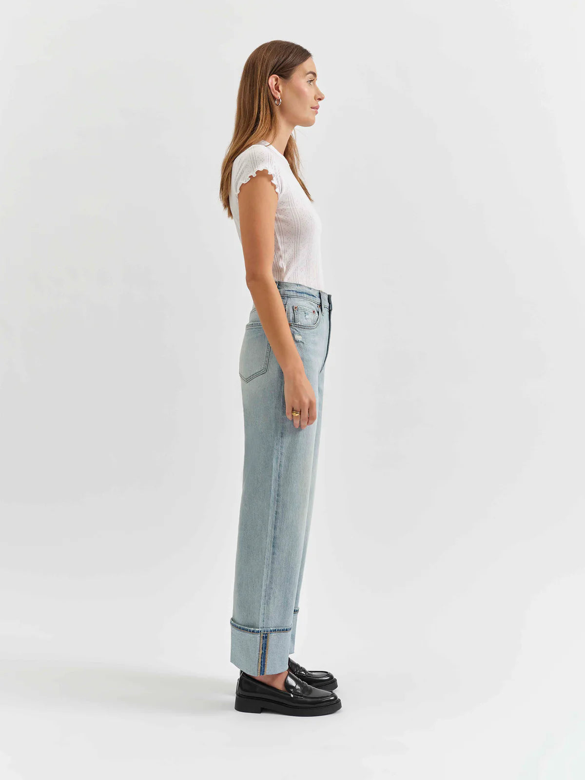 Eastside Loose Cuff Jeans | Cherish
