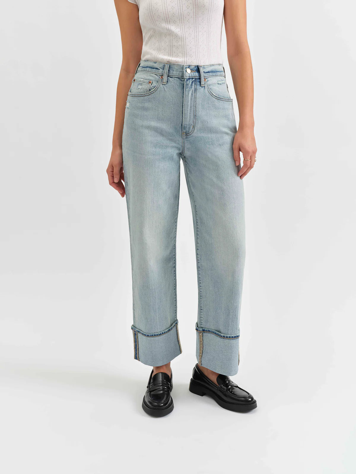 Eastside Loose Cuff Jeans | Cherish
