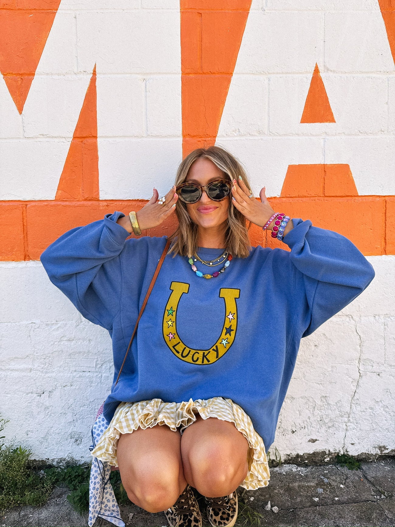Lucky Sweatshirt | Blue