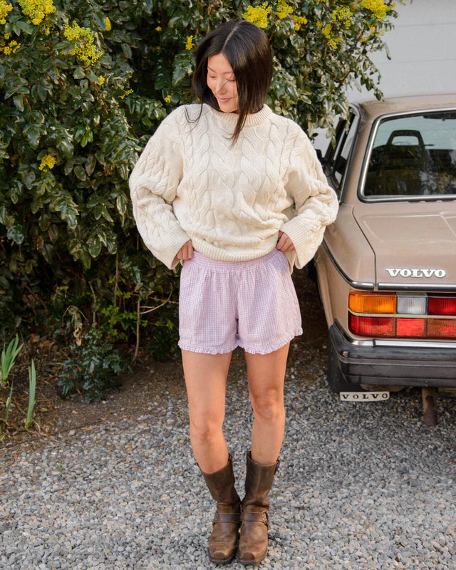 Sønderhaus Boxer Shorts | Pink Plaid