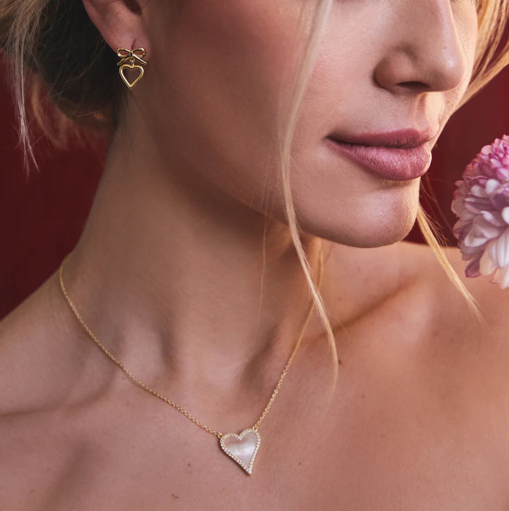Katie Heart Necklace 18K Gold Plated Non-Tarnish