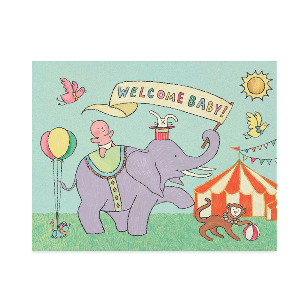 Circus Baby Card
